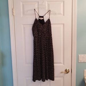 Racer-Back Polka-Dot  Dress